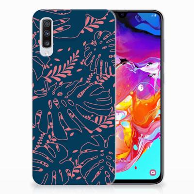 Samsung Galaxy A70 | TPU Case | Palm Leaves