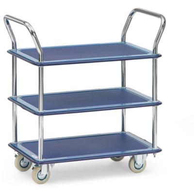 Fetra Hauptartikel 3113 Etagewagen Staal Poedercoating Laadvermogen (max.): 120 kg Stralend blauw (RAL 5007) Fetra Hauptartikel 3113 Etagewagen Staal Poedercoating Laadvermogen (max.): 120 kg Stralend blauw (RAL 5007)