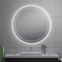 Deco spiegel rond met LED, dimbaar 120 cm - thumbnail