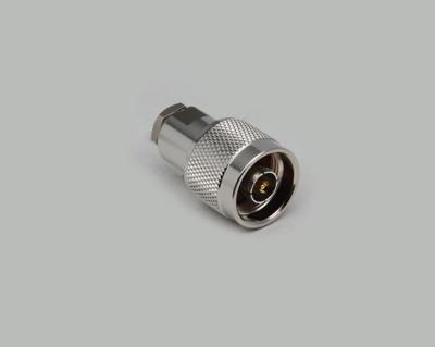 BKL Electronic 0404061 0404061 N-connector Stekker, recht 50 Ω 1 stuk(s)