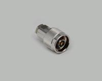 BKL Electronic 0404061 0404061 N-connector Stekker, recht 50 Ω 1 stuk(s) - thumbnail