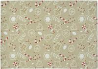 Sander Sander placemat Ginger Man 35x50 Fb. 19 - Beige/Red - thumbnail