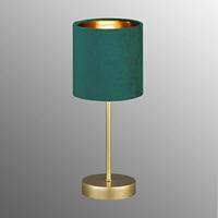 Fischer & Honsel NachtkastlampjeAura blauw velvet - 50495 - thumbnail