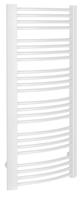 Handdoekradiator Sapho Egeon Gebogen 59.5x123.8 cm Wit - thumbnail