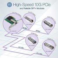 TrendNet TRENDnet TEG-10GECSFP - Netzwerkadapter - PCIe 2.0 x4 Low-Profile Netwerkkaart 10 GBit/s PCI-Express - thumbnail