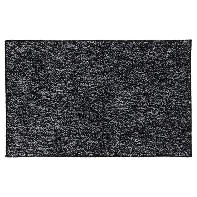 Badmat Sealskin Speckles Polyester micro fiber 80x50 cm Zwart