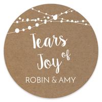 Etiket rond 35mm tears of joy kraft festival - thumbnail