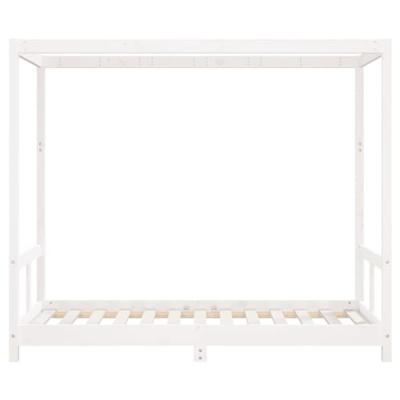 Kinderbedframe 80x160 cm massief grenenhout wit Kinderbedframe 80x160 cm massief grenenhout wit