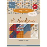 Marianne Design • paperpad a4 hi handsome! - thumbnail