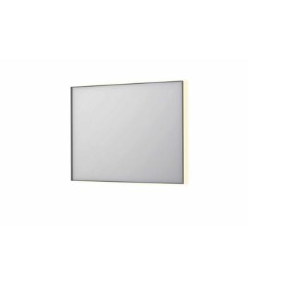 Spiegel INK SP32 100x4x80 cm Incl. Indirect LED-Verlichting Rondom en Spiegelverwarming Geborsteld RVS
