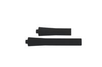 Horlogeband Tag Heuer WL5111 / FT6000 Rubber Zwart 9mm - thumbnail