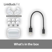 Sony LinkBuds Fit - Draadloze Noise Cancelling oordopjes - de hele dag comfortabel, Hi-Res audio, omgevingsgeluidmodus, 21 uur batterijduur, multipoint-verbinding, werkt met iOS en Android - Violet - thumbnail