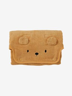 Verschoonmat voor op reis, badstof karamel Verschoonmat voor op reis, badstof karamel