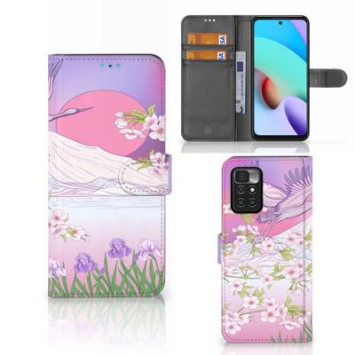 Xiaomi Redmi 10 | Telefoonhoesje | Met pasjeshouder | Bird Flying