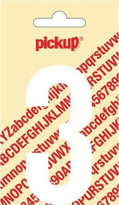Plakcijfer Nobel Sticker cijfer 3 Pickup - Pickup