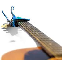 Kyser Quick-Change Acoustic Guitar Capo Abalone capo voor westerngitaar - thumbnail
