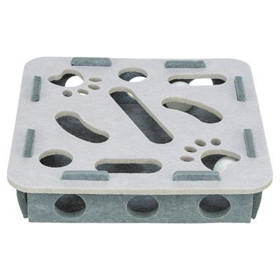 Trixie hole'n'roll box vilt grijs