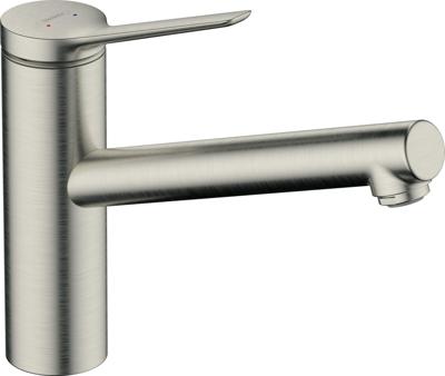 Hansgrohe Zesis eengreeps keukenmengkraan 150 1jet rvs look 74802800