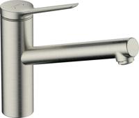 Hansgrohe Zesis eengreeps keukenmengkraan 150 1jet rvs look 74802800 - thumbnail