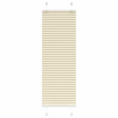 VidaXL Plissé rolgordijn 45x150 cm stofbreedte 44,4 cm polyester crème VidaXL Plissé rolgordijn 45x150 cm stofbreedte 44,4 cm polyester crème