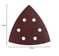 kwb 492706 Deltaschuurpapier Korrelgrootte (num) 60 (Ø) 105 mm 5 stuk(s) - thumbnail