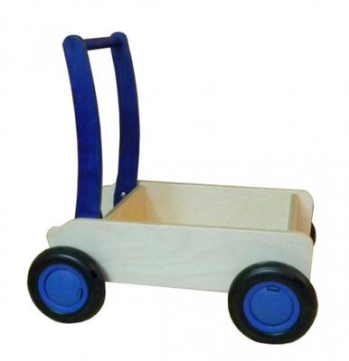 Van Dijk Toys blokkenwagen 55 cm blauw Van Dijk Toys blokkenwagen 55 cm blauw