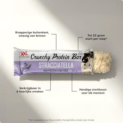 XXL Nutrition crunchy protein bar stracciatella (12x 60g)