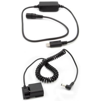 Dummy accu USB-C adapterset DR-700 voor o.a. Canon EOS 350D en EOS 400D
