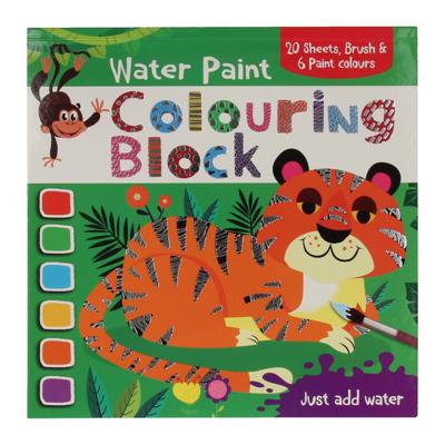 Wins Holland Waterverf kleurblok - jungledieren