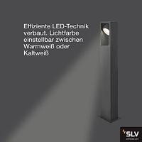 SLV 1004750 ESKINA FRAME 75 Staande LED-buitenlamp LED vast ingebouwd 15 W Antraciet - thumbnail