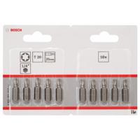 Bosch Accessories 2607001612 T-bit T 20 Extra hard C 6.3 10 stuk(s) - thumbnail