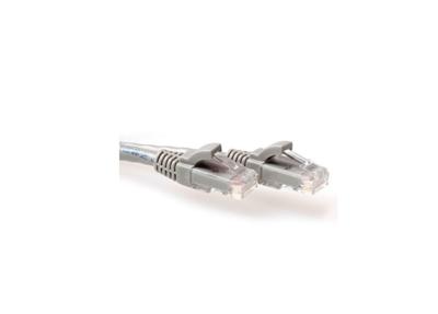 ACT Grijze 5 meter U/UTP CAT6A patchkabel snagless met RJ45 connectoren