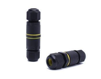 Kabelverbinder 3 polig - 0,5-0,75mm² - kabel: 4-8mm - IP68 Kabelverbinder 3 polig - 0,5-0,75mm² - kabel: 4-8mm - IP68