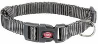 TRIXIE HALSBAND HOND PREMIUM GRAFIET GRIJS 22-35X1 CM - thumbnail