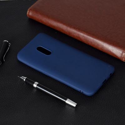 Voor OPPO Realme X Candy Color TPU case (blauw) Voor OPPO Realme X Candy Color TPU case (blauw)