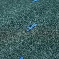 Kindertrui met hondenprint 116 gemleerd donkergroen - thumbnail