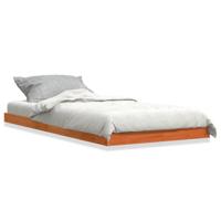 Bedframe massief grenenhout wasbruin 90x190 cm - thumbnail