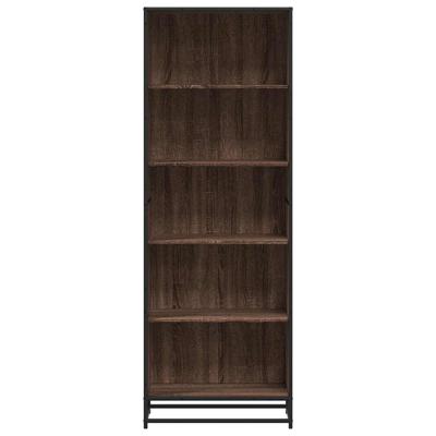 Boekenkast 60x35x170,5 cm bewerkt hout bruin eikenkleurig - thumbnail
