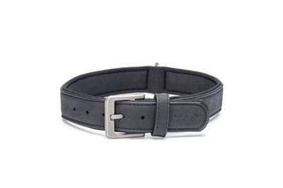 Beeztees Balacron Ax kunstleer zwart halsband hond 47-57cm x 30mm