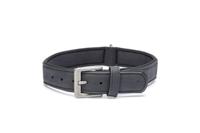 Beeztees Balacron Ax kunstleer zwart halsband hond 47-57cm x 30mm - thumbnail