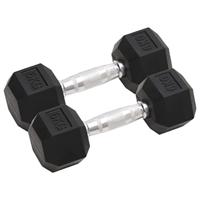 VidaXL Halters 2 st 12 kg totaal gietijzer - thumbnail