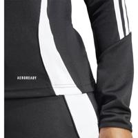 adidas Tiro 24 Trainingstrui 1/4-Zip Dames Zwart Wit - thumbnail