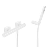 Douchemengkraan Tres Loft Colors met Handdouche 29.2x8 cm Rond Mat Wit - thumbnail