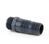 Druk PVC slangtule met buitendraad - 1 x 31-34mm - 10 bar - thumbnail