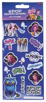 KPop Demon Hunters Sticker Set Puff