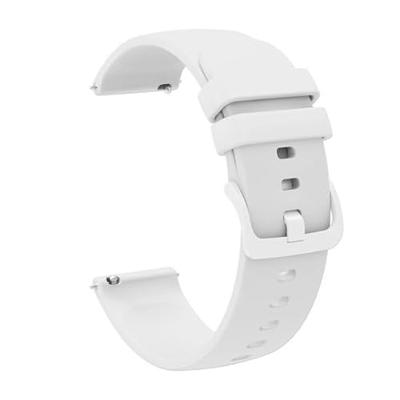 Garmin Venu 3s / Vivoactive 4s / Venu 2s / Vivomove 3s / Forerunner 255s - Soft siliconen bandje - Wit Garmin Venu 3s / Vivoactive 4s / Venu 2s / Vivomove 3s / Forerunner 255s - Soft siliconen bandje - Wit