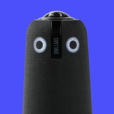 Owl Labs Meeting Owl 4+ 360 Degree 4K Smart Camera, Charcoal