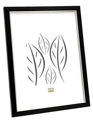 Deknudt Kader in zwart met zilverkleurig biesje 15x20 S46AF2 Deknudt Kader in zwart met zilverkleurig biesje 15x20 S46AF2