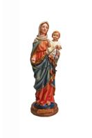 Beeld van Moeder Maria met Kindje Jezus (31,5 cm) - thumbnail