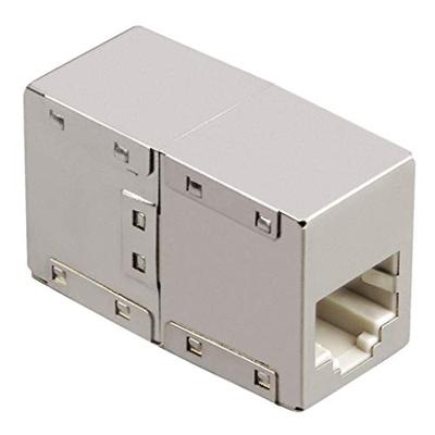 Hama CAT 5 adapter 2 x 8p8c stekker (RJ 45), metalen behuizing